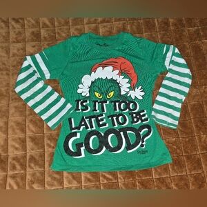 🎄Dr. Seuss Grinch Long Sleeve Shirt – Size 4/5